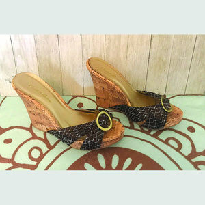 Charlotte Russe Cork Wedges